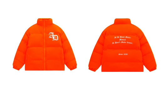 AD Reversible Waterproof Camo / Orange Puffer